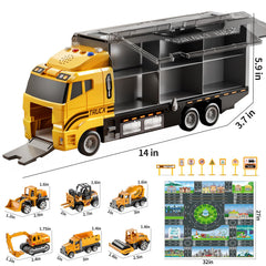 TEMI bulldozer image shows movable arm for hands-on building fun.