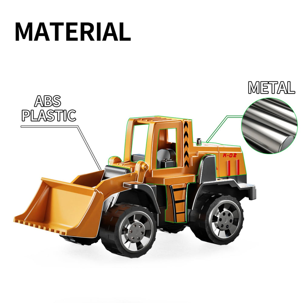 TEMI cement truck on mat scene encourages outdoor play and sandbox creativity.