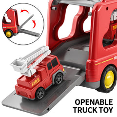 TEMI Fire Trucks gift-ready packaging for birthdays or holidays