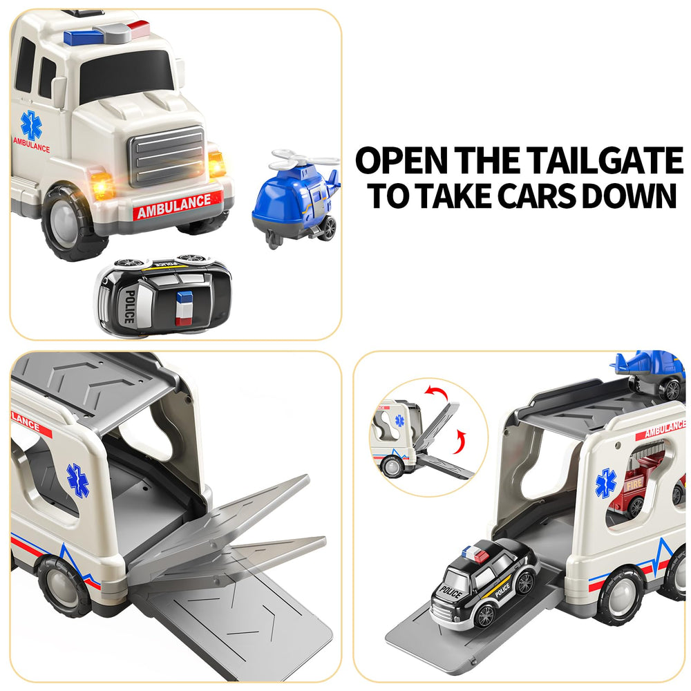 TEMI friction-powered car set delivering push-driven action