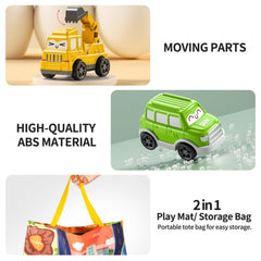 TEMI friction-powered cars run without batteries for simple, engaging play.