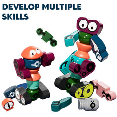 TEMI magnets Mars robot block encouraging spatial awareness