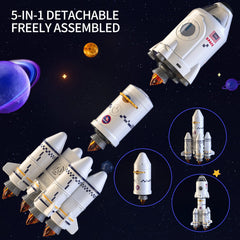 TEMI rocket with light and sound creates immersive mission cues during playtime