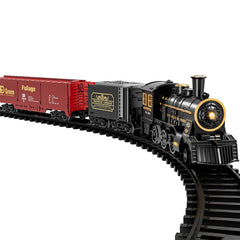 TEMI steam train engine front view with headlights for imaginative play.