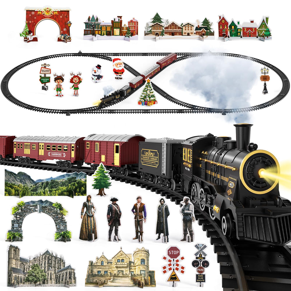 TEMI train set batteries and USB charger for easy setup