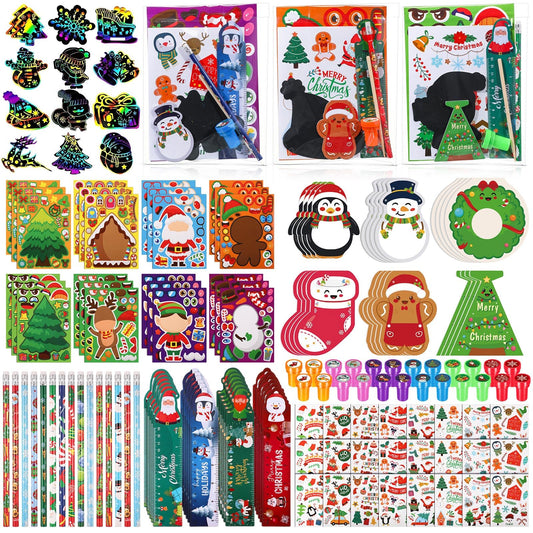 Tenceur Christmas pencils set with festive designs ideal for classroom activities and gifts