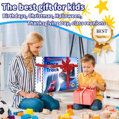 Tenndar Flex Track double-sided design doubles playtime and storage convenience.