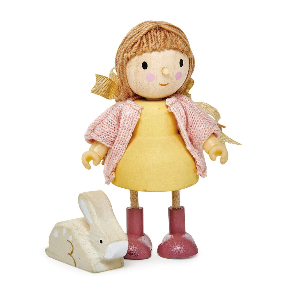 Tender Leaf Goodwood Amy and Rabbit doll ready for imaginative play.