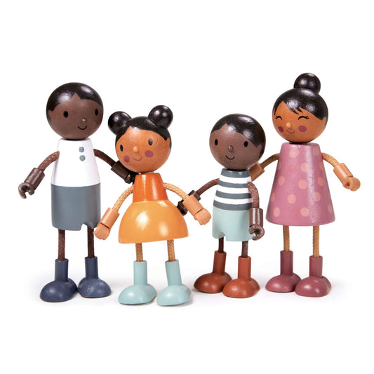 Tender Leaf Toys Humming Bird family with poseable arms for dynamic storytelling