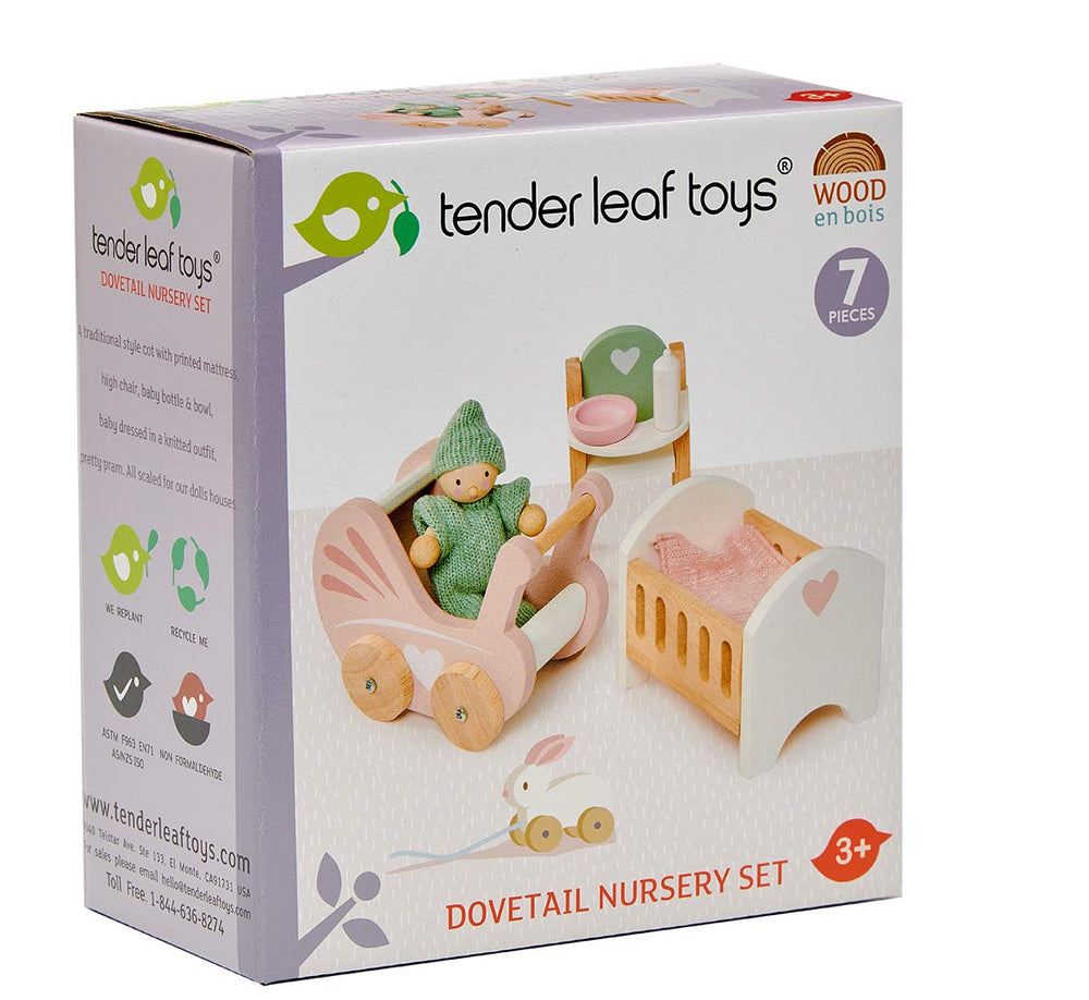 Tender Leaf Toys baby bottle for realistic feeding pretend play