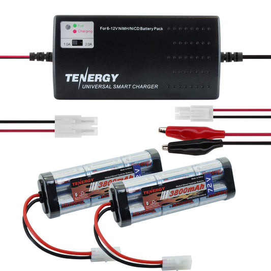 Tenergy 2-pack 7.2V 3800mAh battery for longer RC sessions.