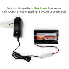 Tenergy charger supports 100–240V AC input for global use
