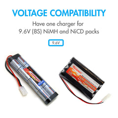 Tenergy compact design fits tight spaces on hobby workbenches and RC cars