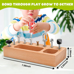 TenFans Busy Board shown with compact travel bag for easy portability