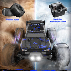 Tenssenx RC Truggy waterproof electronics support reliable rides in wet conditions.