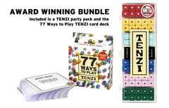 TENZI 77 Ways to Play card set expands game options.