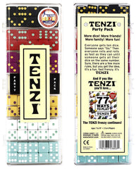TENZI dice in motion during a rapid roll for speed.