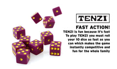 TENZI in a family game night setting for fast, fun rounds.