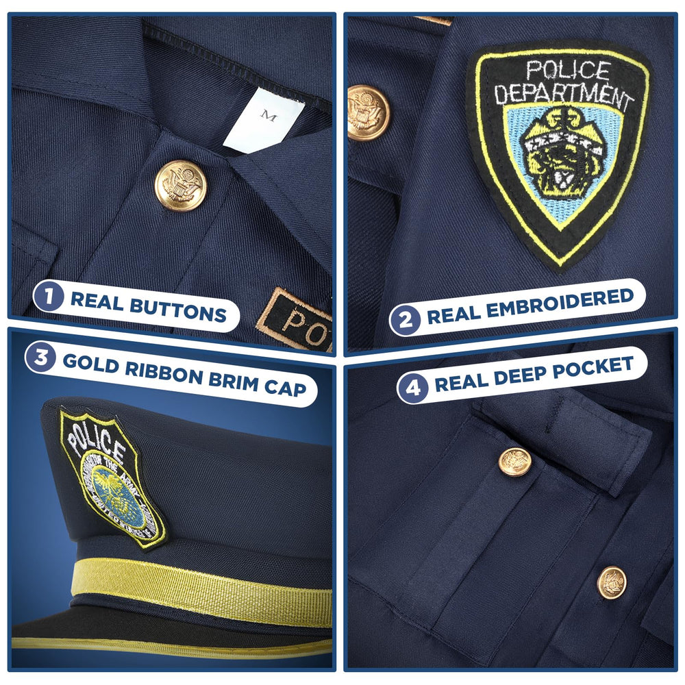 Tepsmigo Police Card and Wallet accessories provide realistic props for portraying a cop.