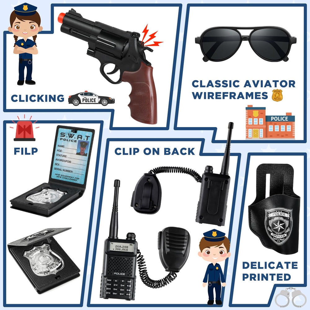 Tepsmigo Pretend Walkie Talkie gear promotes cooperative play and teamwork.