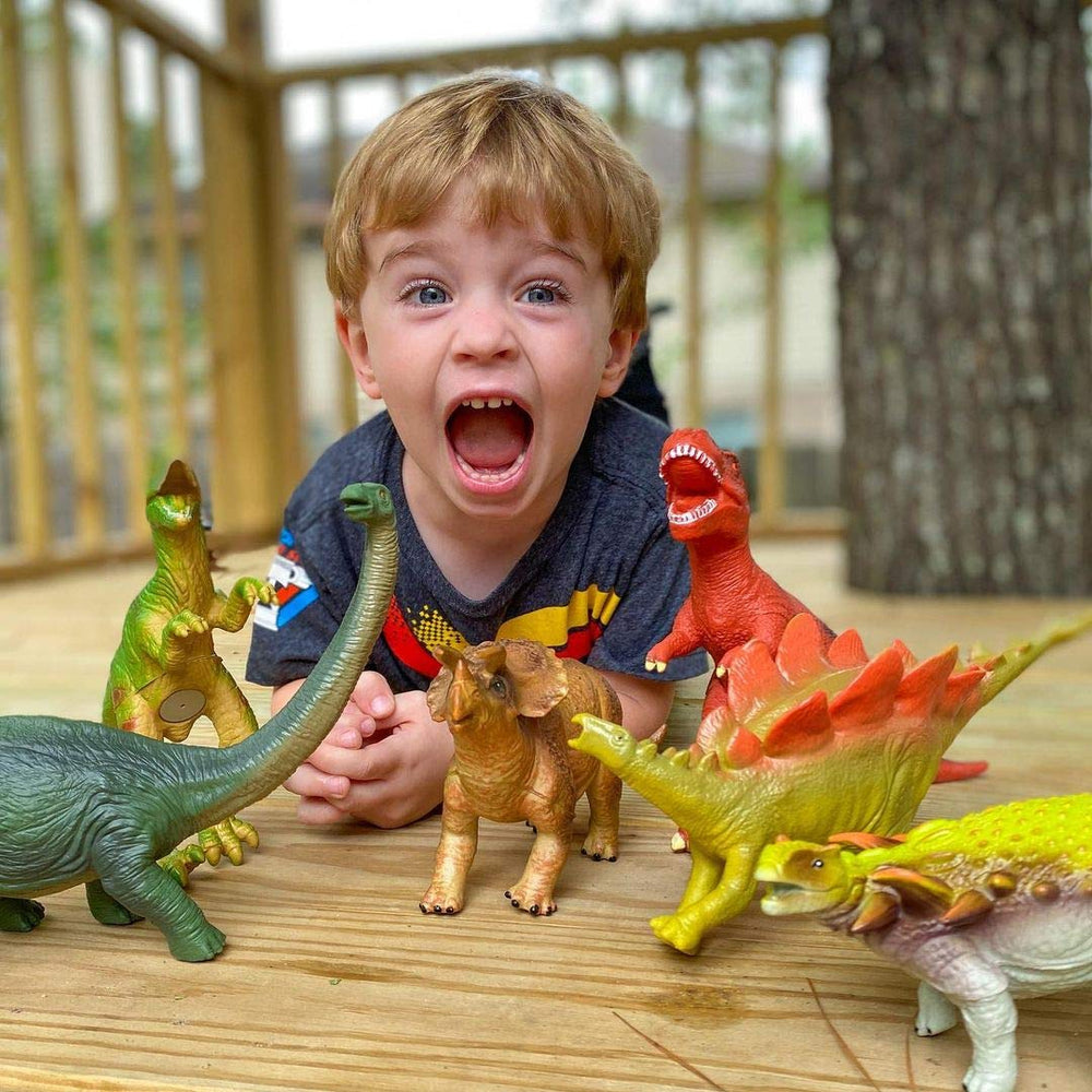 Tepsmigo Ankylosaurus figure offering durable, hands-on play for kids.
