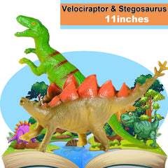 Tepsmigo Brachiosaurus figure inspiring large-scale dinosaur exploration.