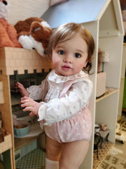 TERABITHIA doll with rooted brown hair for realistic play