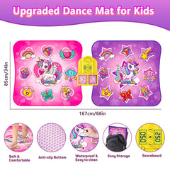 Terramus dance mat light-up pads guide steps during routines.