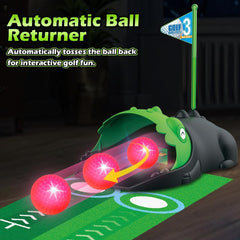 TERRAMUS LED night golf balls glow brightly for easy night practice.