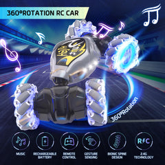 Terucle RC car with gesture remote enables one-handed control