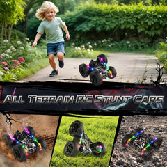 Terucle RC car rugged body handles bumps on various terrains