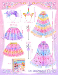 Teuevayl girl wearing princess dress enjoys vibrant colors during play.
