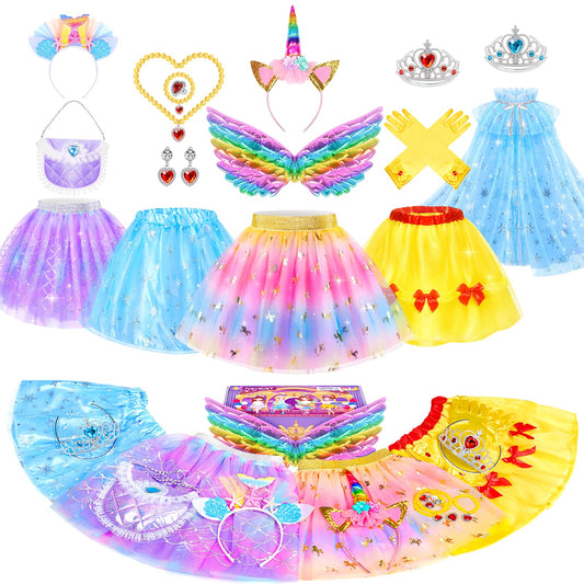 Teuevayl princess tutu mermaid dress for imaginative play and comfortable daily wear