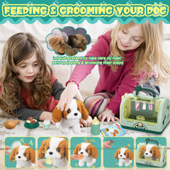 TEUVO Pet Care Play Set dog food prop supports feeding simulation and responsibility.