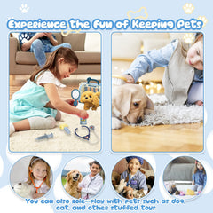 TEUVO Pet Care Playset Comb and Ear Mirror encourage careful grooming.