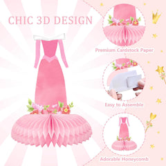 Tewess princess table topper decor ready-to-assemble centerpieces.