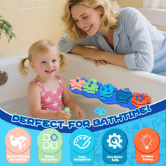 Texviko starfish 1 sea toy, bright textured surface boosts tactile exploration during baths