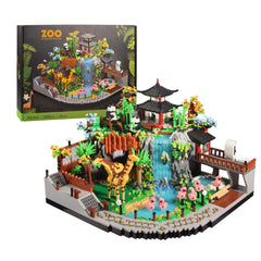 TEXXXIAN Zoo Micro Mini Bricks desert park front facade details for imaginative building