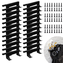 TEYOUYI wall mount for Lego Speed Champions base in black, secure display for bricks