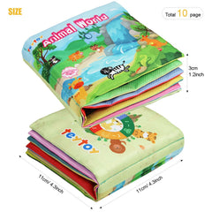 teytoy My First Soft Book crinkle pages add gentle sound cues for attention