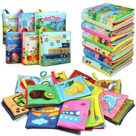 teytoy My First Soft Book sea world page for safe tactile exploration
