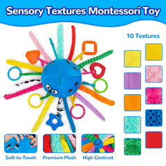 teytoy jellyfish corduroy texture encourages grip and fine motor play