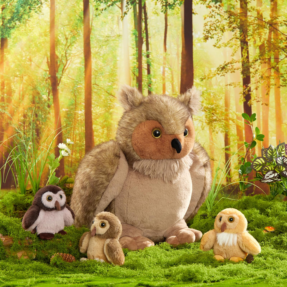 Tezituor baby owl 3 inside mommy for playtime