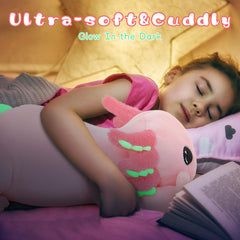 Tezituor axolotl plush decorates beds or sofas with soft charm.