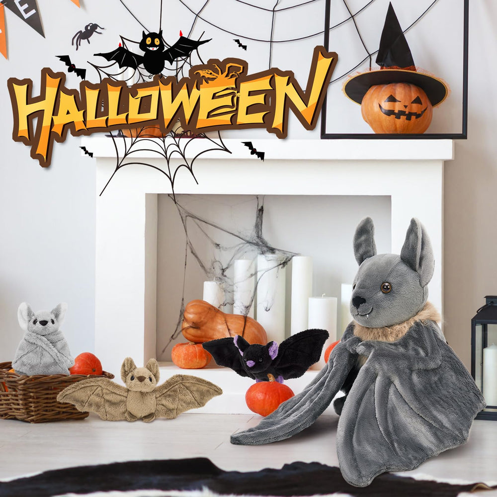 Tezituor red baby bat plush, bright color for gift sets and cuddling.