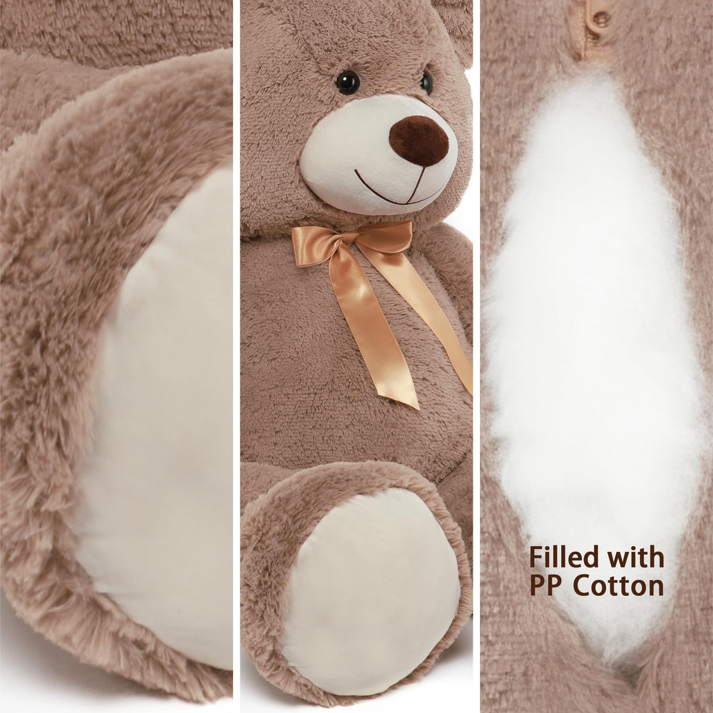Tezituor back zipper enables easy stuffing removal and washing.