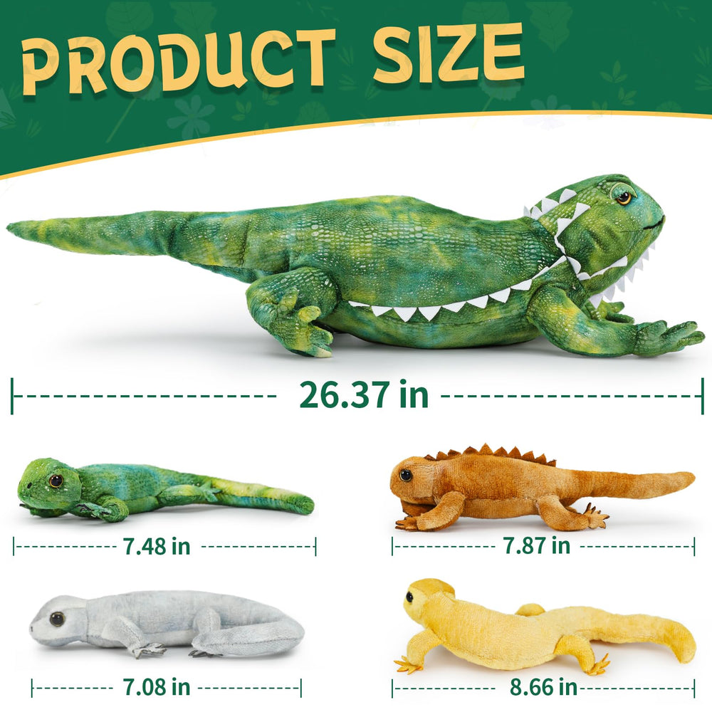 Tezituor bearded dragon toy gifts ideal for birthdays and bedtime routines.