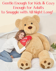 Tezituor cuddle-friendly 6ft bear for cozy moments.