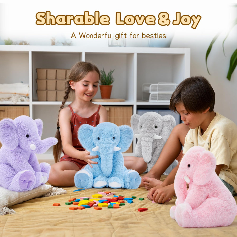 Tezituor giant pink elephant plush gift-ready packaging for a child