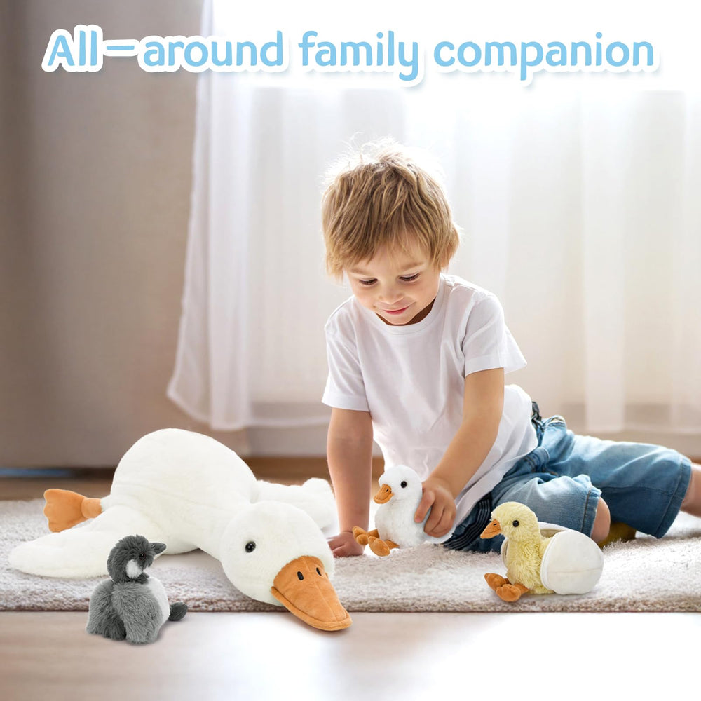 Tezituor ultra-soft goose plush with safe stitching for kids of all ages.